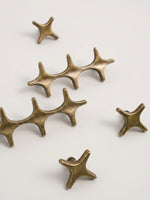 Antique Brass Star Cabinet Knob and Pull Set Boho Style — OlumeHardware