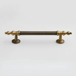 Antique Brass Fluted Cabinet Pull 128mm — OlumeHardware